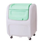 ダストボックスDX#500カラフルフタ　キャスター付き