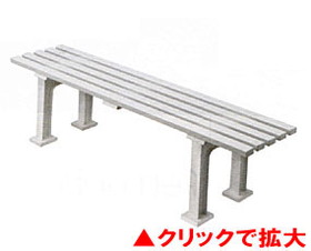 ナドフラットベンチ1/ホワイト