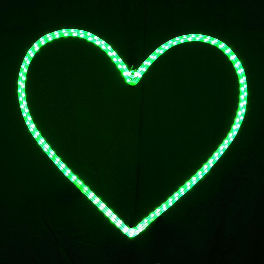 2Dモチーフ　ハート70 緑 L2DM404-G