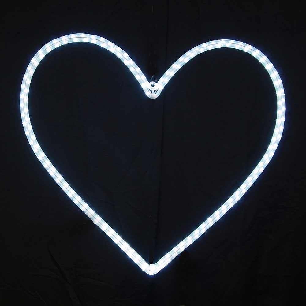 2Dモチーフ　ハート70 白 L2DM404-W