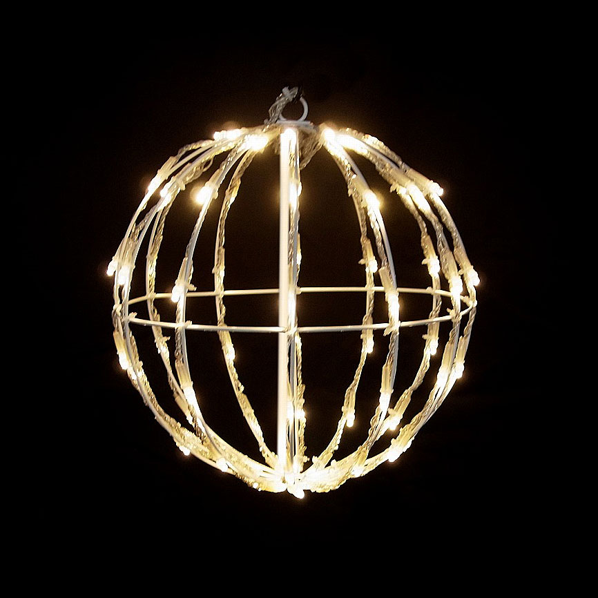 3Dモチーフ　ラインボール NEWバージョン 30cm 電球色 L3D906A-D