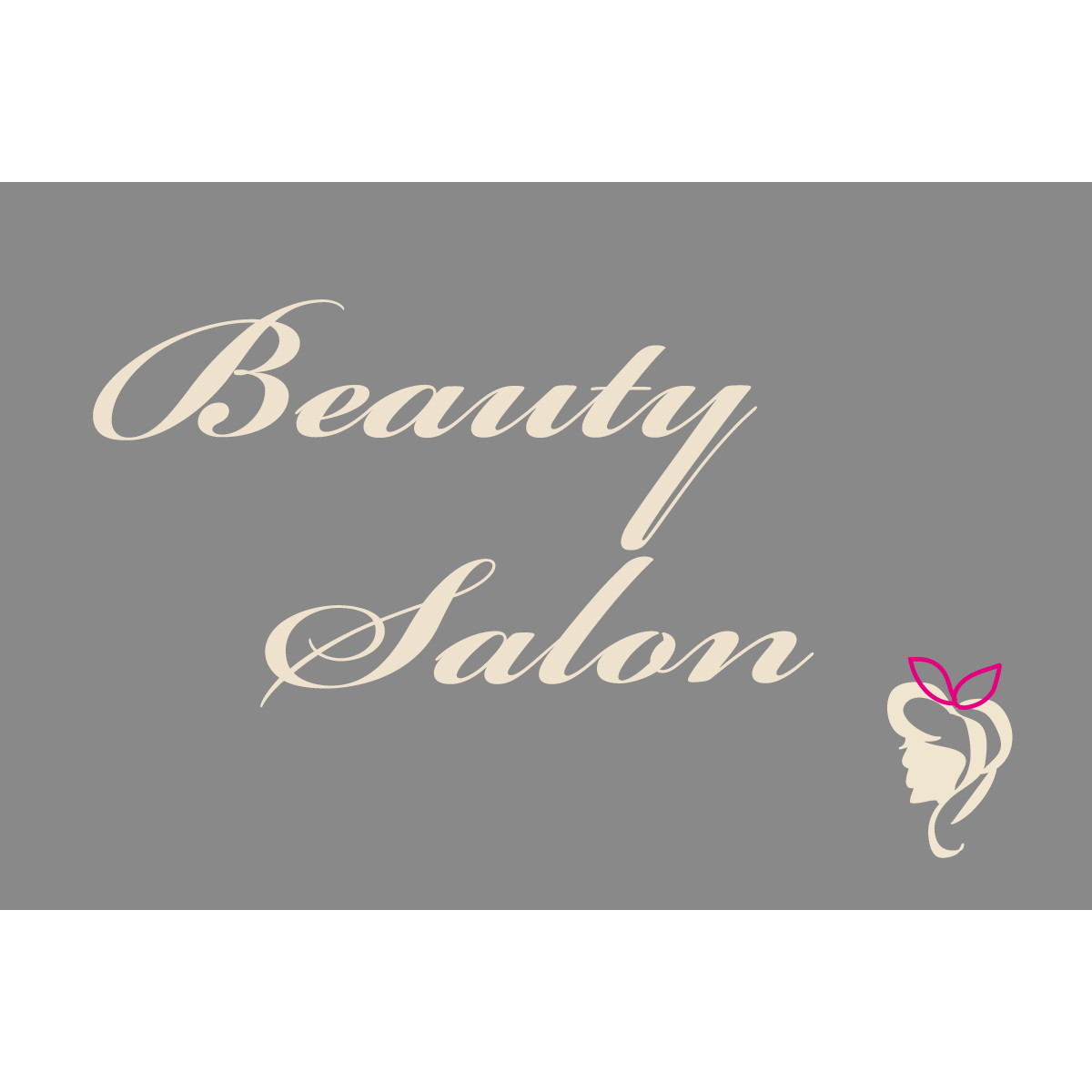 玄関マット WELCOME MAT 60×90cm ヘアサロン・美容室・美容院 3-2 高耐久性 屋内 洗える 薄型 ウェルカムマット 業務用デザインマット 店舗用 玄関マット WELCOME MAT 60×90cm | 玄関マット | クリーンテックス