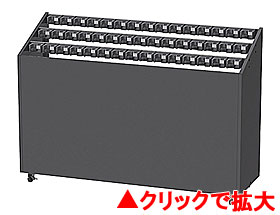 アンブレラスタンドNEO KGF 45本用 シリンダー錠